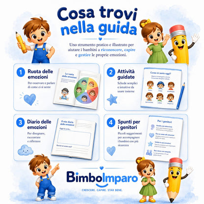 Le Emozioni - Guida PDF illustrata per bambini e genitori