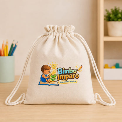 Sacchetta BimboImparo in cotone 100%